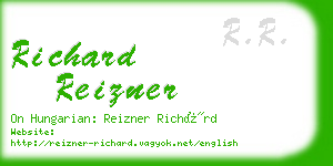 richard reizner business card